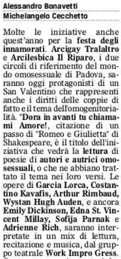 testo gazzettino