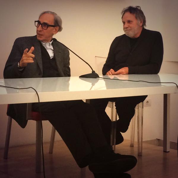 Francesco Messina con Franco Battiato