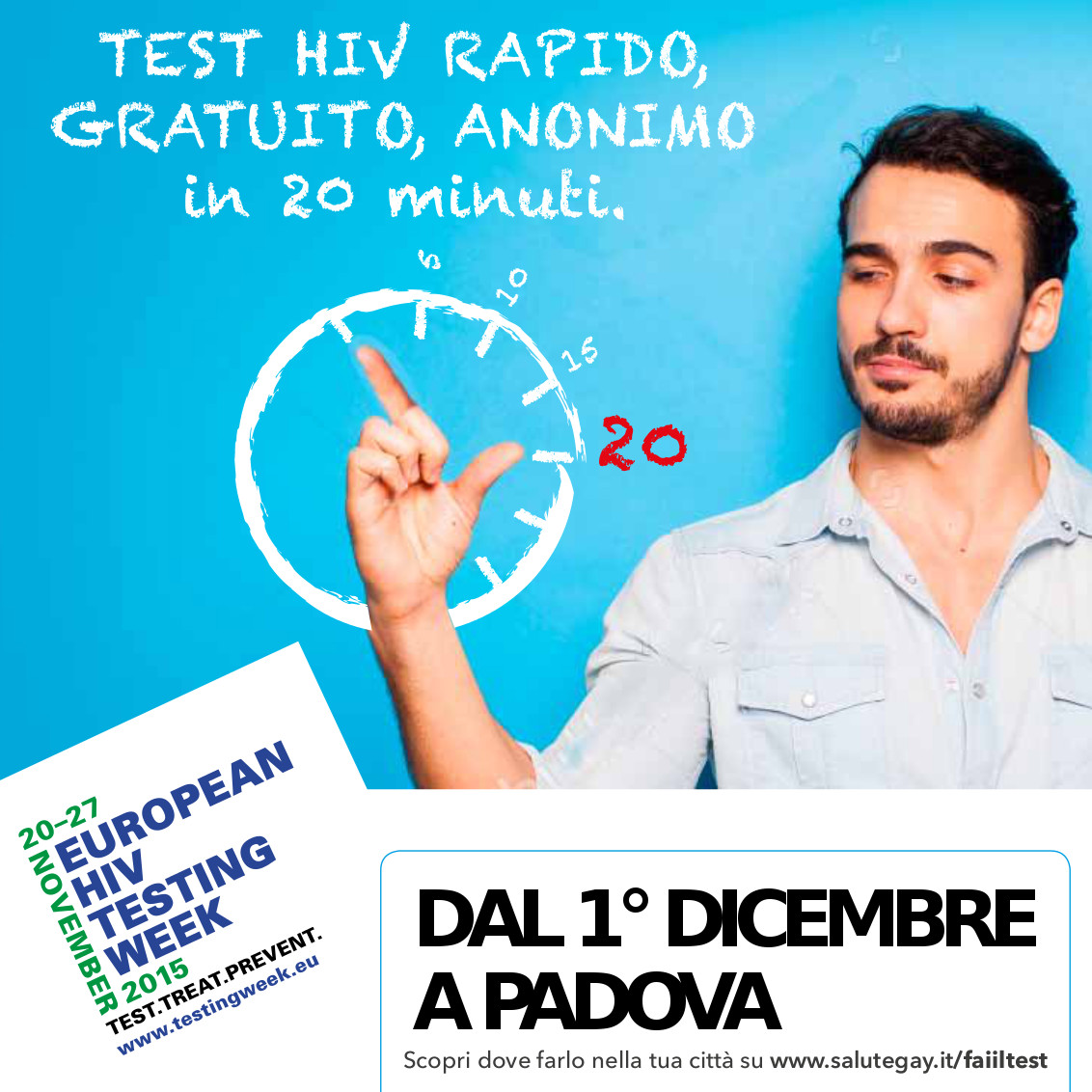 TEST HIV PADOVA ARCIGAY PROTEST