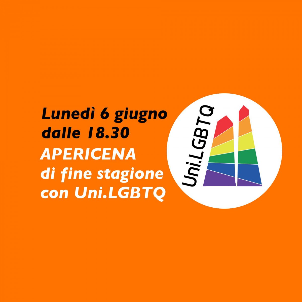 Gruppo Giovani – Apericena di fine stagione in compagnia di UniLGBTQ