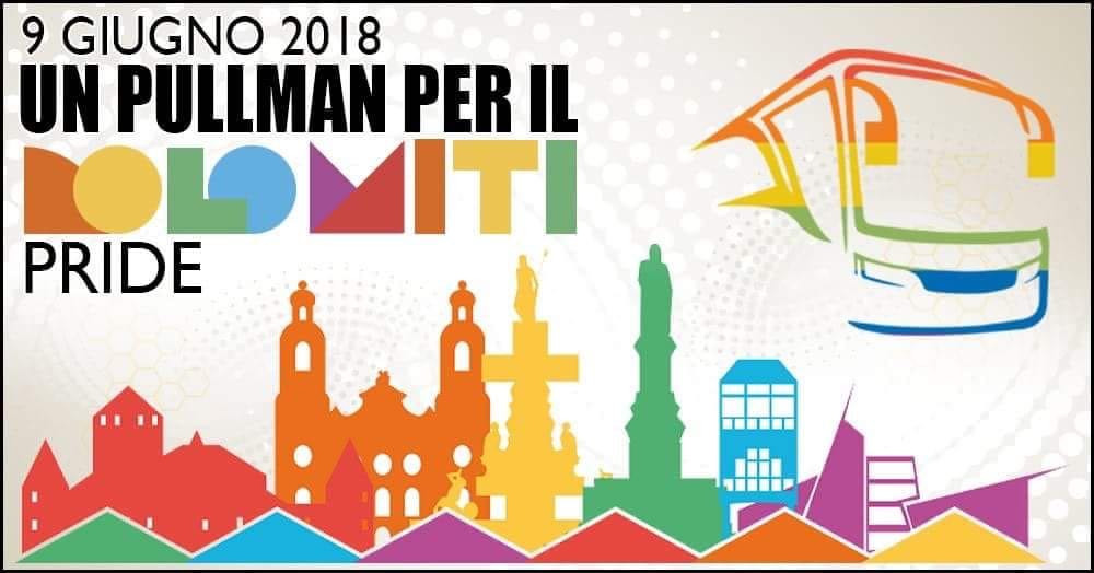 Un Pullman per il Dolomiti Pride